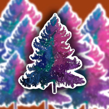 Load image into Gallery viewer, Tie dye Tree sticker!
