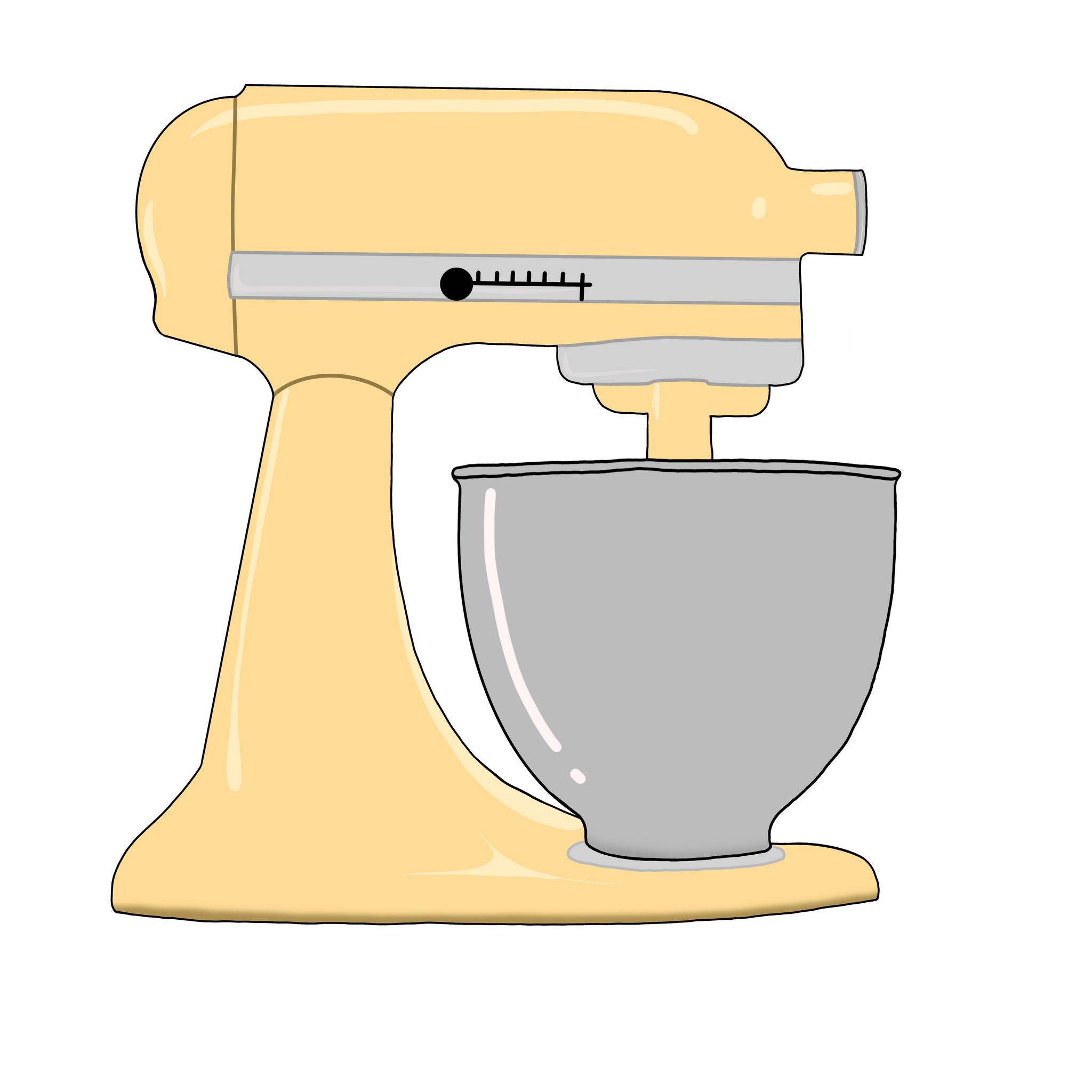 Comic Strip Decal Kit for your Kitchen Stand Mixer
