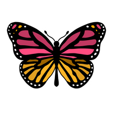 Load image into Gallery viewer, Monarch Butterfly stickers
