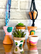 Load image into Gallery viewer, Mini Macrame Plant Hanger
